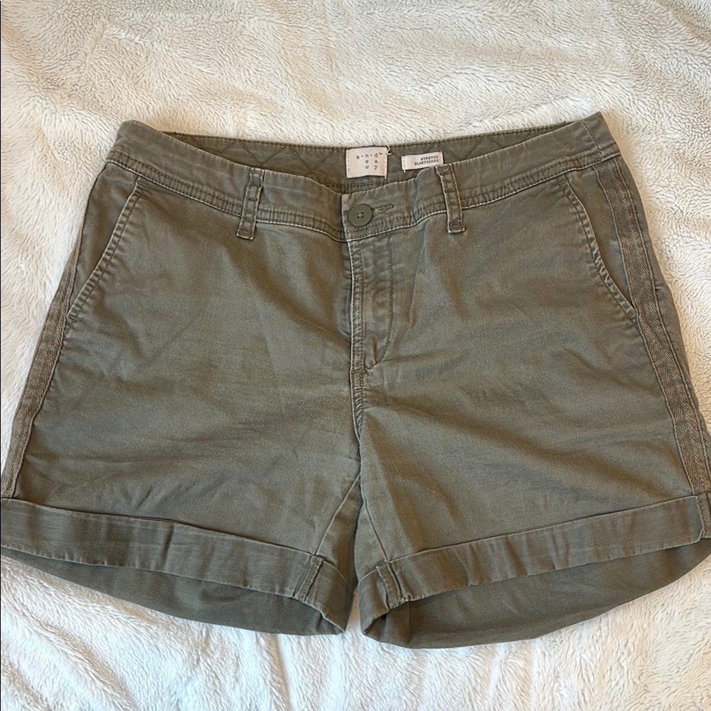 Women's Olive Green Shorts